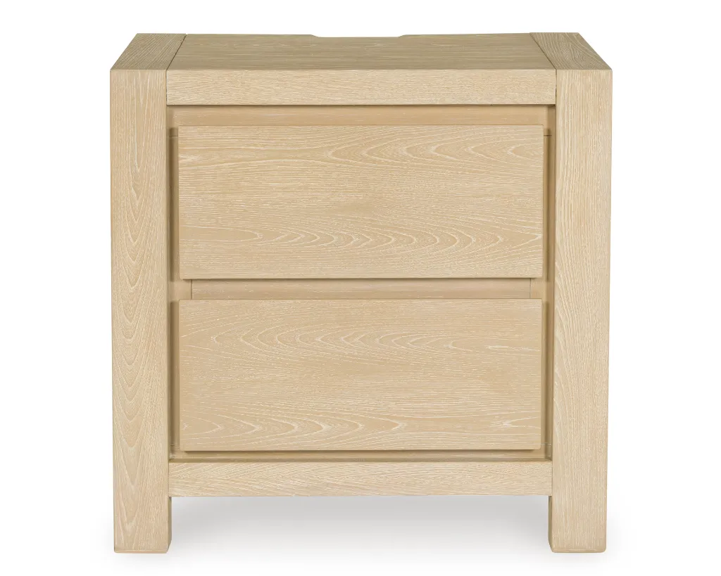Ashley Whittgate Two Drawer Night Stand - Light Brown