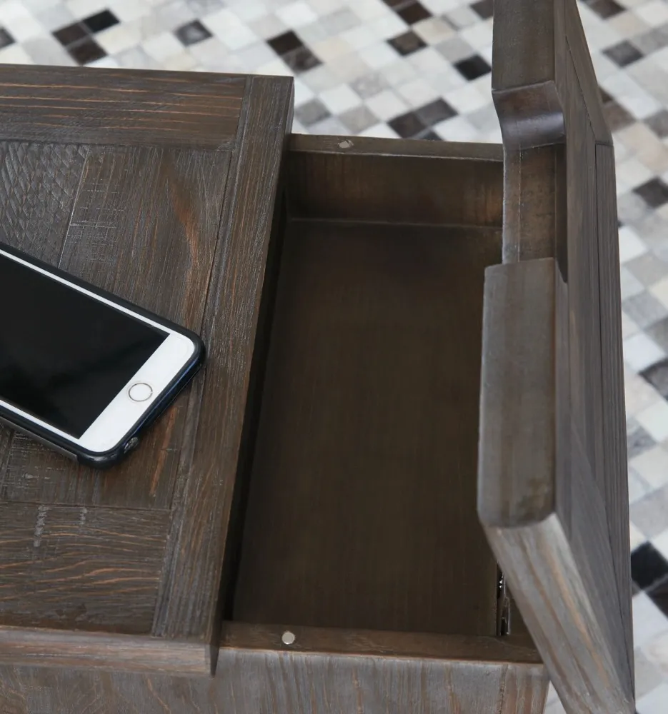 Ashley Wyndahl Chair Side End Table - Rustic Brown