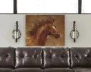 Despina Wall Sconce - Brown