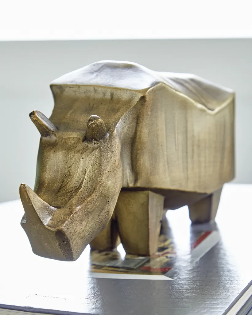 Gentwell Sculpture - Antique Gold Finish