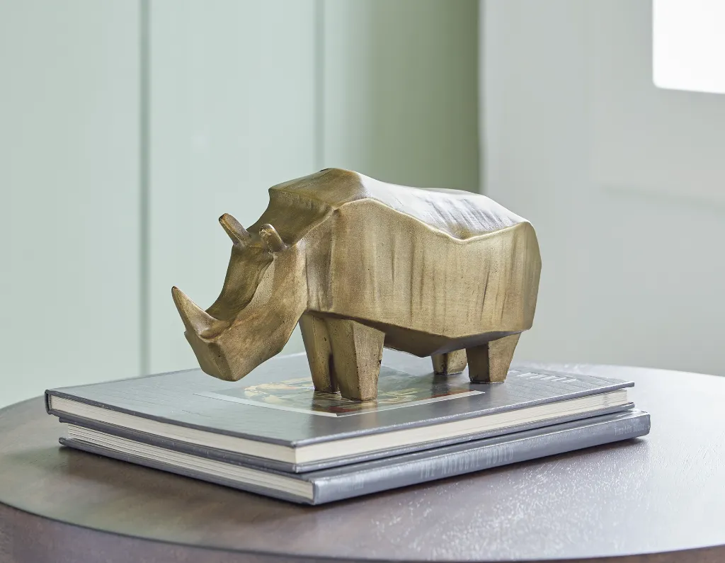 Gentwell Sculpture - Antique Gold Finish