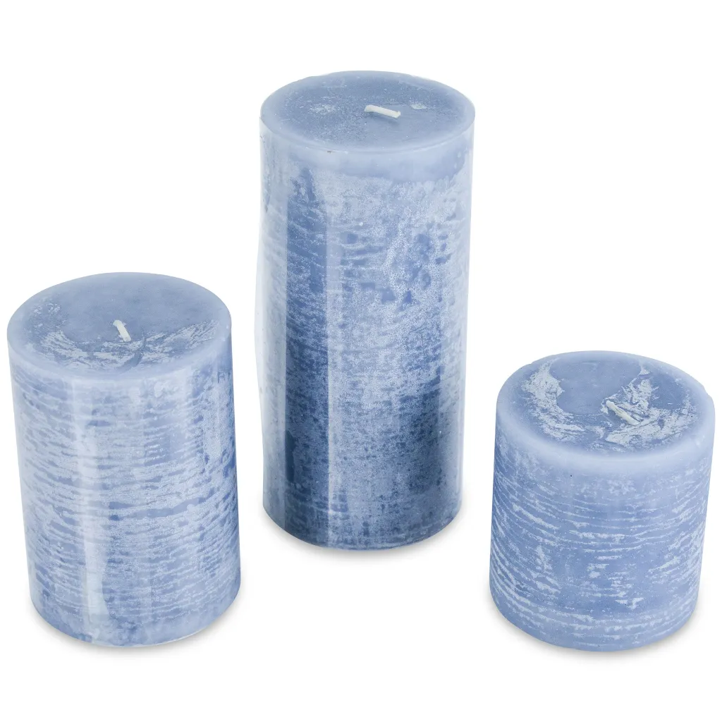 Pillar Candle (Set Of 3)(4/Cs)