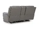 Ashley 5Z-Relaxation Dual Power Leather Reclining Loveseat with Console