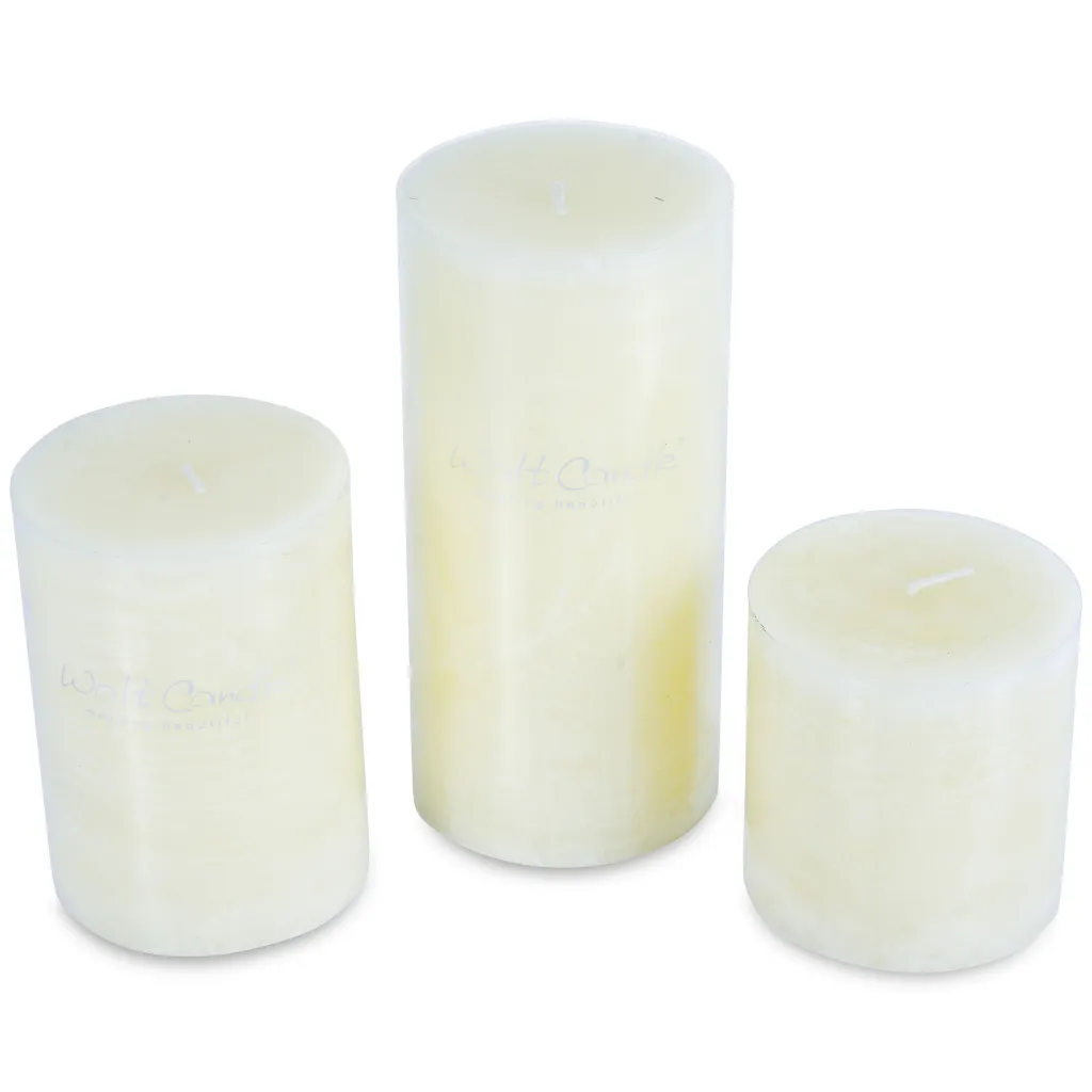 Pillar Candle (Set Of 3)(4/Cs)