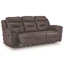 Ashley Beaman Peak Reclining Sofa - Storm