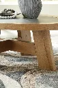 Ashley Brinstead Oval Cocktail Table - Light Brown
