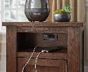 Ashley Budmore Rectangular End Table - Brown