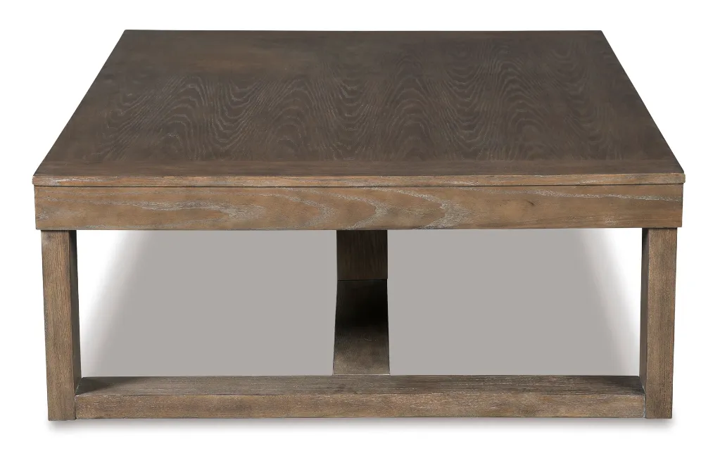 Ashley Cariton Rectangular Cocktail Table - Gray