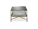Ashley Cloverty Rectangular Cocktail Table - Aged Gold Finish