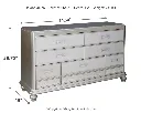 Ashley Coralayne Dresser - Silver