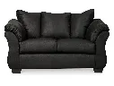 Ashley Darcy Sofa & Loveseat - Black Fabric Set