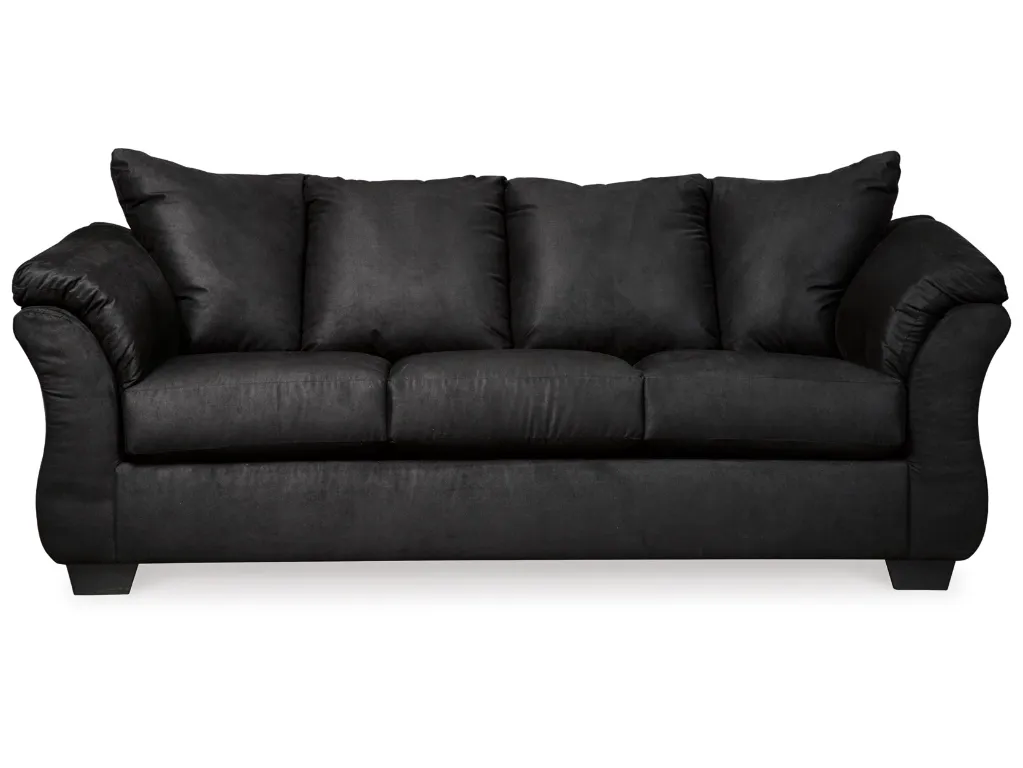 Ashley Darcy Sofa & Loveseat - Black Fabric Set