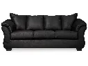 Ashley Darcy Sofa & Loveseat - Black Fabric Set