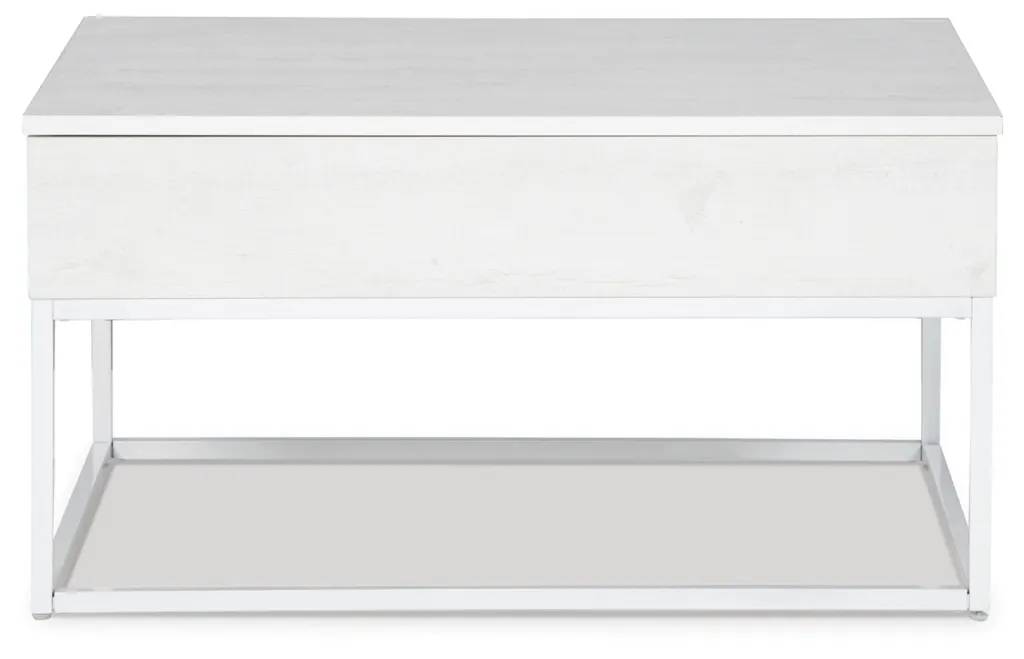 Ashley Deznee Lift Top Cocktail Table - White