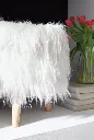 Ashley Elson Storage Ottoman - White