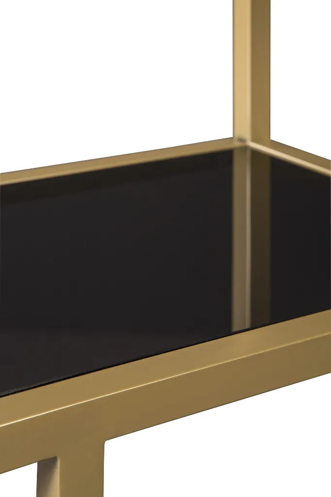 Ashley Frankwell Bookcase - Gold Finish