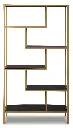 Ashley Frankwell Bookcase - Gold Finish