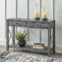 Ashley Freedan Console Sofa Table - Grayish Brown