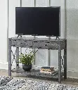 Ashley Freedan Console Sofa Table - Grayish Brown