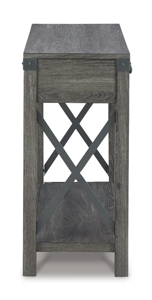 Ashley Freedan Console Sofa Table - Grayish Brown