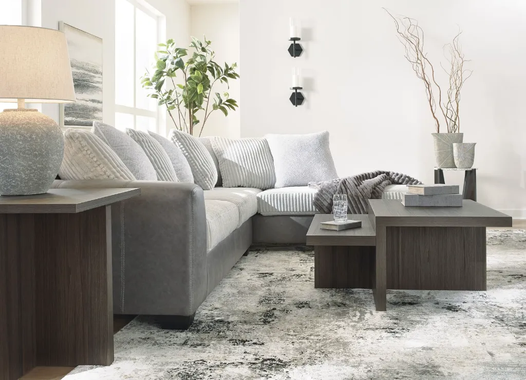 Ashley Clairette Court LAF Corner 2-Piece Sectional with Chaise