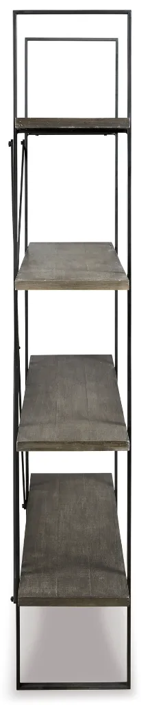 Ashley Gilesgrove Bookcase - Black/Gray
