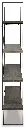 Ashley Gilesgrove Bookcase - Black/Gray