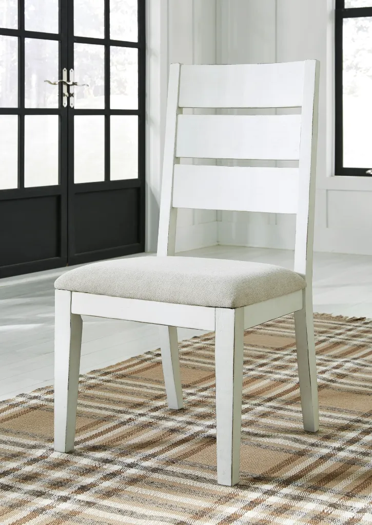 Ashley Grindleburg Dining Uph Side Chair (2/Cn) - Antique White