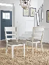 Ashley Havalance Dining Room Side Chair (2/Cn) - Gray/White