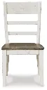 Ashley Havalance Dining Room Side Chair (2/Cn) - Gray/White