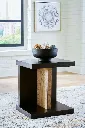 Ashley Kocomore Chairside End Table - Brown/Natural