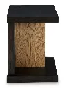 Ashley Kocomore Chairside End Table - Brown/Natural