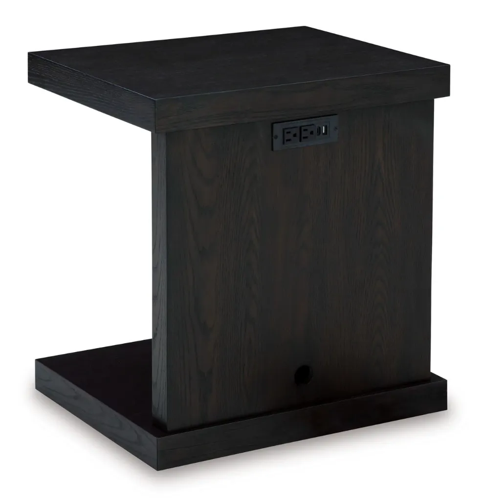 Ashley Kocomore Chairside End Table - Brown/Natural