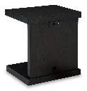 Ashley Kocomore Chairside End Table - Brown/Natural