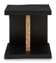 Ashley Kocomore Chairside End Table - Brown/Natural