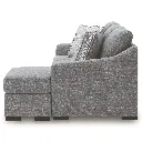 Ashley Lealand Heights Sofa Chaise Queen Sleeper - Steel