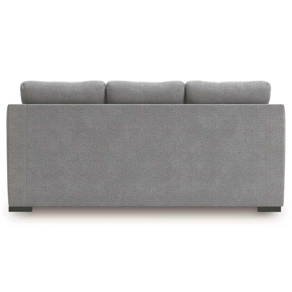 Ashley Lealand Heights Sofa Chaise Queen Sleeper - Steel