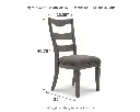 Ashley Lexorne Dining Uph Side Chair (2/Cn) - Gray