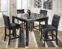 Ashley Maysville Square Counter Table Set (5/CN) - Black