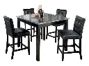 Ashley Maysville Square Counter Table Set (5/CN) - Black