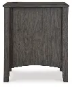 Ashley Montillan Chair Side End Table - Grayish Brown