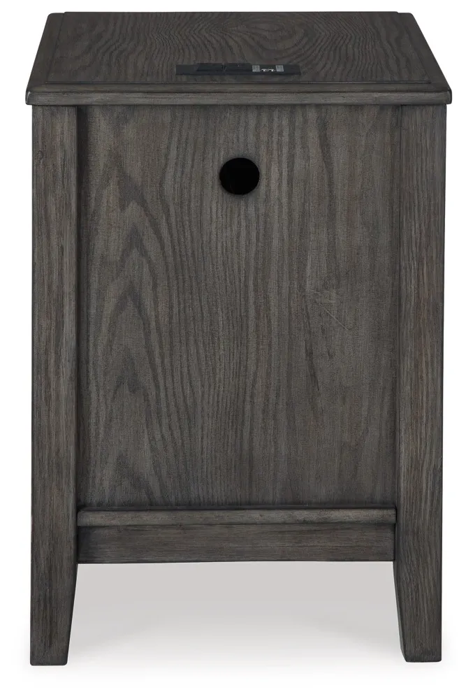 Ashley Montillan Chair Side End Table - Grayish Brown