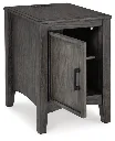 Ashley Montillan Chair Side End Table - Grayish Brown