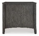 Ashley Montillan Rectangular End Table - Grayish Brown
