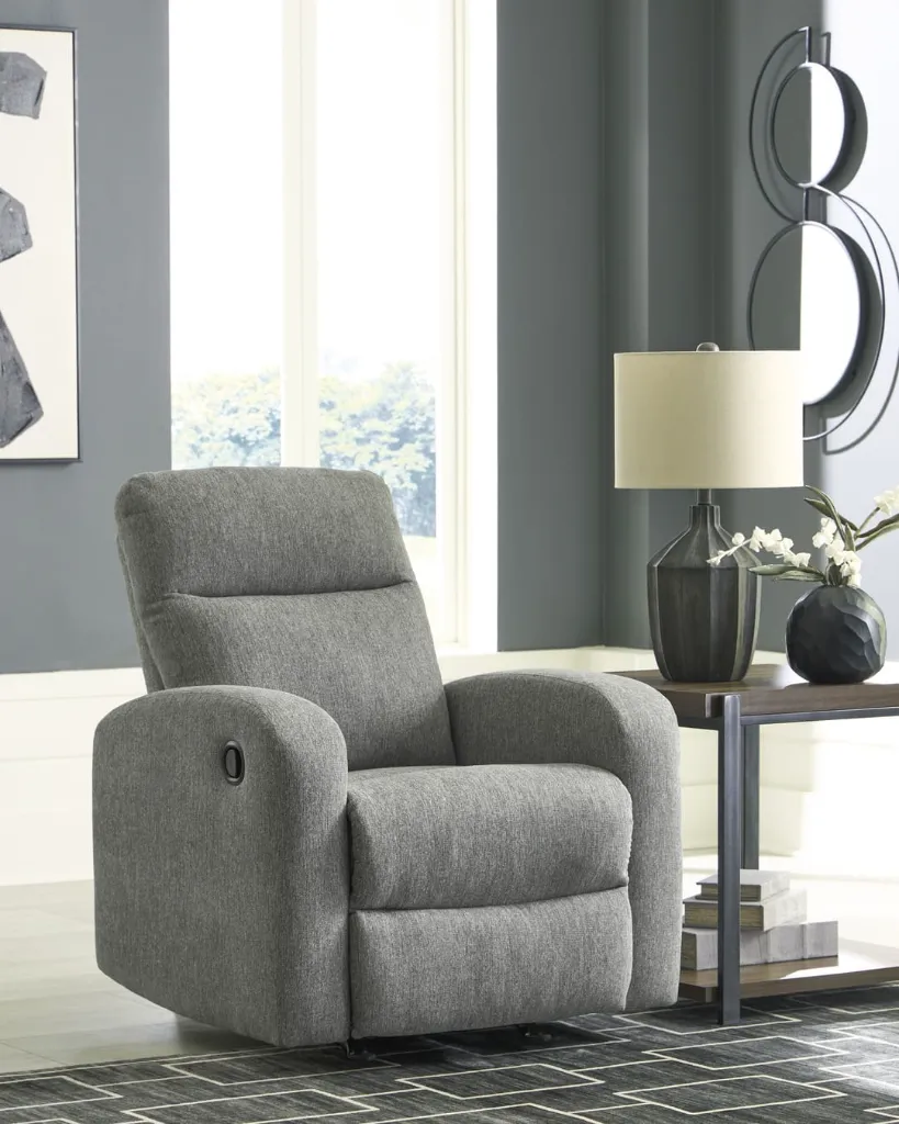Ashley Moreau Place Rocker Recliner - Sterling