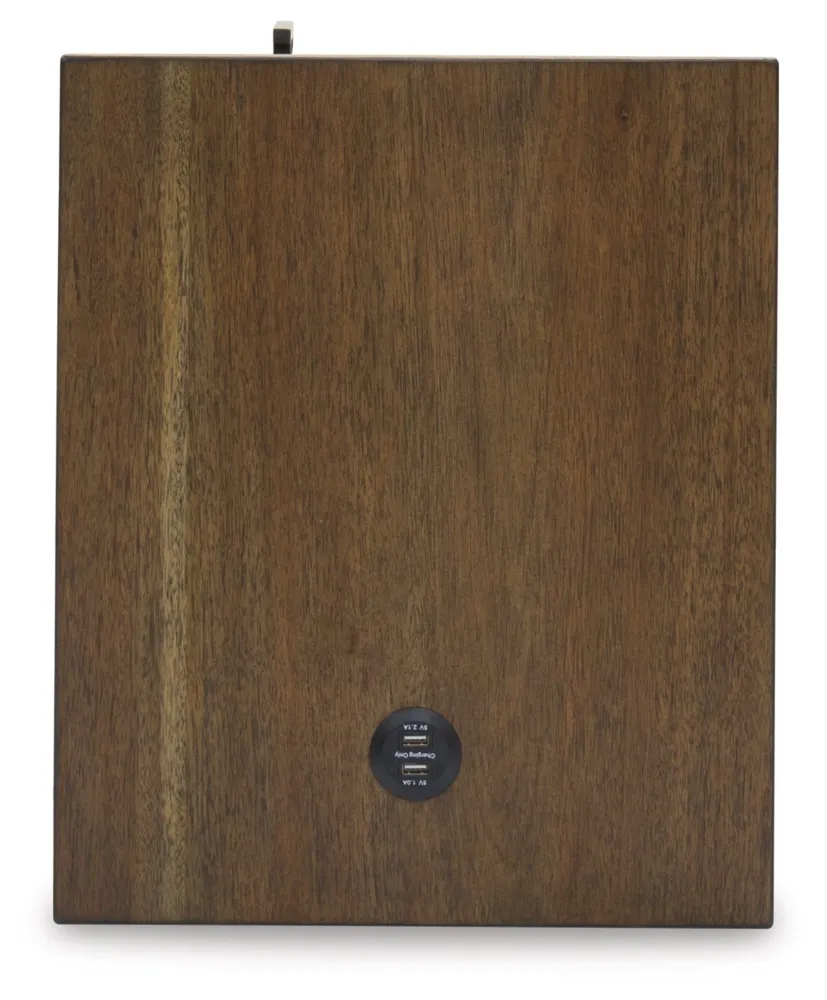Ashley Moriville Chair Side End Table - Grayish Brown