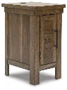 Ashley Moriville Chair Side End Table - Grayish Brown