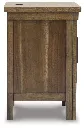 Ashley Moriville Chair Side End Table - Grayish Brown