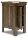 Ashley Moriville Chair Side End Table - Grayish Brown