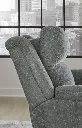 Ashley Overflow Next-Gen Nuvella™ Performance Fabric Dual Power Reclining Loveseat with Console